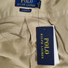 Polo Ralph Lauren 拉夫勞倫【七夕禮物】男裝 經(jīng)典款棉成衣染色襯衫RL15954 260-棕色 XS (偏大) 曬單實(shí)拍圖