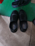 宜馳（EGCHI）皮鞋男士頭層牛皮一腳蹬套腳商務(wù)休閑鞋子男 J7276 黑色 41  曬單實(shí)拍圖