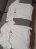 迪貝狼短袖體恤男新款夏季男士短袖T恤韓版寬松學(xué)生男圓領(lǐng)潮流體恤半袖衣服男裝 G1007-仙鶴白 XL 建議 135/150斤 曬單實拍圖
