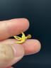 琳朝手工古法黃金吊墜個(gè)性新款女款女足金鎖骨鏈簡(jiǎn)約氣質(zhì)燕子款式 顧客定制云燕沖天尾款 曬單實(shí)拍圖