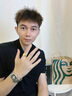 IDEAGEMER 【紳士戒指】銀戒指男簡約小眾百搭指環(huán)尾戒首飾生日禮物送男友 光面戒指【金色開口橢圓款】 曬單實拍圖