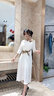 塞德勒晚禮服裙2025新款高貴優(yōu)雅中長(zhǎng)款年會(huì)宴會(huì)聚會(huì)連衣裙女伴娘服 白色 XL 曬單實(shí)拍圖
