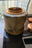 顧師傅 宜興紫砂茶葉罐大號(hào)錫蓋密封罐陶瓷醒茶儲(chǔ)茶罐普洱茶儲(chǔ)存罐茶缸 約1斤裝 錫蓋君子 春華秋實(shí)款 曬單實(shí)拍圖