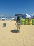 妙奕嘉吊帶連衣裙女裙子夏天女裝2025年新款少女感純欲白色仙氣海邊沙灘 奶杏仙氣寬肩荷葉邊連衣裙【L】 曬單實拍圖