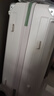 DULA行李箱高顏值多功能帶杯架USB拉桿箱旅行箱密碼箱子爽白綠24英寸 曬單實(shí)拍圖