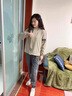 羅蒙（ROMON）媽媽秋裝運(yùn)動服套裝女洋氣新款中老年女裝春秋外套上衣休閑兩件套 粉紅色套裝 M （推薦85-100斤) 曬單實(shí)拍圖