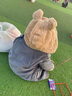 G.DUCKKIDS男童套裝秋冬款三件套裝嬰兒童純棉小孩寶寶衣服0冬裝1-2-3歲外套 MSN毛毛熊雙層三件套灰色 加絨 90cm 曬單實(shí)拍圖