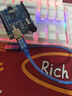 2021 For-arduino UNO-R3主板單片機模塊 控制開發(fā)板改進行家版本 改進版  R3 開發(fā)板(帶線) 曬單實拍圖