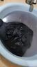 羅蒙（ROMON）男士輕奢純色格子花紋短袖衫歐貨氣質(zhì)新款休閑圓領(lǐng)t恤上衣2023夏 黑色 4XL 175-200斤 曬單實(shí)拍圖