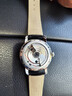 上海牌手表男士款自動(dòng)機械陀飛輪名表 縱橫四海系列多功能腕表F8Z-022 銀殼黑帶款【尊貴鱷魚(yú)皮】 曬單實(shí)拍圖