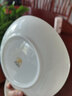 金嵐玉骨瓷餐具8英寸荷口深盤(pán)子陶瓷不規則金邊炒菜碟8荷葉湯盤(pán) 出水芙蓉-荷口湯盤(pán) 4個(gè) 8英寸 曬單實(shí)拍圖