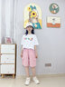 優(yōu)優(yōu)1點（Yoyo one）女童工裝短褲兒童夏季外穿薄款冰絲五分褲女孩速干運動褲子中大童 18419粉色 150 曬單實拍圖