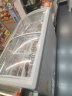 海尔（Haier） 商用展示柜大容量卧式玻璃门雪糕柜岛柜超市冰柜鲜肉柜饺子包子冷冻柜 339升 一级能耗冷藏冷冻转换 实拍图