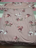 優(yōu)婷菲（YOUTINGFEI）睡裙女夏季薄款短袖睡衣夏天寬松大碼連衣裙女士家居服 XEQ-9249粉色 M 曬單實(shí)拍圖