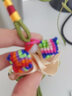 戎夏端午節五彩繩小粽子手工編織彩色線(xiàn)繩diy兒童女士紅繩配件 精編粽子5個(gè)裝 曬單實(shí)拍圖