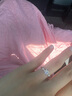 喜鉆鳳冠霞帔錦繡鉆戒女鉑金鉆石戒指求婚結婚鉆戒婚戒送女友生日禮物 鉑金共57分H色（50+7） 曬單實拍圖