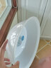 茶花（CHAHUA）【科技抗菌】 小盆子迷你私處清洗家用洗臉盆小嬰兒專(zhuān)用洗屁屁盆 【1個(gè)裝 半透明】30.7cm大號圓盆 曬單實(shí)拍圖