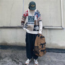 TAGD中國官方品牌店 圓領(lǐng)浮雕紅色刺繡圣誕毛衣秋季針織衫男女同款 紅色（款式偏寬松） M （建議身高165-175） 曬單實拍圖