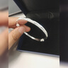 七度銀飾銀手鐲時(shí)尚滿天星銀手鐲女足銀鐲子999銀七夕節(jié)送女友禮物 滿天星手鐲配玫瑰花禮盒 曬單實(shí)拍圖