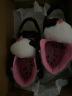 Skechers斯凯奇儿童棉鞋女童靴冬季3-12岁小童大童可爱动物头雪地靴80689L 黑色/粉红色/BKPK 33.5码 实拍图