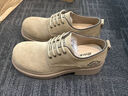 Dickies【陸柯燃同款】工裝鞋男鞋秋冬季百搭英倫皮鞋男低幫馬丁鞋情侶鞋 卡其 42 【偏大一碼，適合運動(dòng)鞋43】 曬單實(shí)拍圖