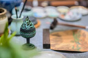 周鼎青銅器 仿古博山爐香爐純銅漢代銅爐仿紫銅熏爐擺件家居室內(nèi)茶道 竹節(jié)款小號 曬單實(shí)拍圖