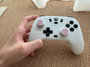 mijv貓爪帽適用于ps4手柄按鍵搖桿帽PS3硅膠帽ps5防滑套蘑菇頭XONE保護(hù)帽 白底粉爪搖桿帽【1對(duì)】 曬單實(shí)拍圖