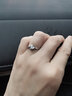 傾欣S925銀戒指女款仿鉆戒心形開口指環(huán)結(jié)婚活口戒子情人節(jié)送女友妻子 永恒開口戒指 曬單實拍圖