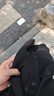獨束大碼女裝圍裹式氣質(zhì)V翻領(lǐng)連衣裙夏季新款微胖mm收腰顯瘦A字裙 松露黑 M (尺碼：1) 曬單實拍圖