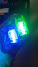 FLYVII戶外騎行LED安全警示燈尾包燈騎行背包尾燈閃燈運動跑步兒童車燈 紅色 曬單實拍圖