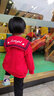 貝貝怡【官方發(fā)售】外套女童秋季純棉海軍學(xué)院風(fēng)可愛(ài)搭配 大紅 4歲/身高110cm 曬單實(shí)拍圖