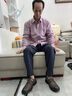 昌祥回力國潮工裝鞋耐磨皮鞋男圓頭低幫勞保鞋系帶透氣皮鞋防滑廚師上班馬 【9908-休閑皮鞋】-黑色 42 曬單實拍圖
