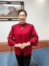 俞兆林（YUZHAOLIN）媽媽裝新款洋氣外套中年婦女毛衣開衫中老年女裝春秋針織上衣套裝 綠色上衣 L 建議80-105斤 曬單實拍圖