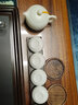 鈺銓龍門 白瓷茶壺套裝 德化高檔羊脂玉瓷素燒西施壺茶壺茶杯一壺兩杯套組 款式三大西施壺(約280ml)+禪定杯 曬單實拍圖