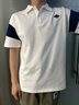 古先森短袖t恤男寬松純棉翻領(lǐng)polo半截袖夏季大碼帶領(lǐng)有領(lǐng)半袖打底體恤 黑色 XL 【135-150斤】 曬單實(shí)拍圖