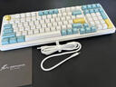 腹靈（FL·ESPORTS）CMK98-海鹽系列有線/藍(lán)牙/2.4G三模機(jī)械鍵盤 凱華BOX白軸 RGB燈光 無線鍵盤游戲鍵盤 曬單實(shí)拍圖