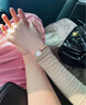 迪士尼人魚公主手表女款輕奢小眾腕表非機械女士手表七夕情人節(jié)禮 【SF速發(fā)】夢幻海洋-月牙白 曬單實拍圖
