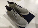 帝力康（DILIKAN）馬丁靴男短靴春夏季透氣韓版百搭高幫皮靴磨砂皮休閑靴子中邦靴子 卡其色 四季款 41 曬單實(shí)拍圖
