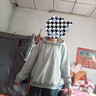 森馬（Semir）衛(wèi)衣女冬抓絨發(fā)熱抑菌寬松純色連帽套頭衫ins潮衣服101724116012 曬單實拍圖