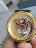 老鳳祥999足金手表進(jìn)口石英機芯虎年手表非遺技藝生肖表【禮物】 金色女表-表徑29 金重約3.43 曬單實(shí)拍圖