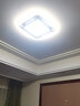 雷士（NVC）中式原木風led吸頂燈客廳大燈書房餐廳燈臥室燈燈具燈飾全屋套餐 【南國】32瓦 三色調(diào)光 方臥室燈 曬單實拍圖