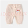 贏(yíng)一貝寶寶褲子春秋女童休閑褲春款男童童裝屁屁褲兒童春裝小嬰兒大pp褲 米色 80cm 曬單實(shí)拍圖