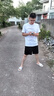 安踏（ANTA）運動套裝男短袖t恤短褲兩件套2025夏季款休閑服速干褲跑步健身服 -3純凈白/淺灰【套裝】 L/175 曬單實拍圖