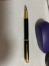 派克（PARKER）鋼筆簽字筆文具寶珠筆辦公 IM系列 學(xué)生練字筆商務(wù)生日禮物 【品質(zhì)TOP款】IM純黑麗雅金夾筆 曬單實(shí)拍圖