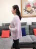 千秋詩（Qianqiushi）中老年女裝新款春夏裝開衫兩件套媽媽裝加大碼外套鏤空針織衫上衣 香芋紫BKD2270 3XL建議130-150斤 曬單實拍圖