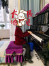 蘿卜唄唄 新款兒童西裝主持人禮服男童六一演出服花童西服表演服鋼琴演奏服套裝正裝王子服幼兒園畢業(yè)衣服 酒紅四件套（外套+襯衫+褲子+領(lǐng)結） 130cm建議體重50-56斤 曬單實(shí)拍圖