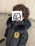 迪士尼（Disney）品牌男童羽絨服冬裝兒童中長款洋氣毛領(lǐng)服棉衣中大童過膝外套棉襖 M49-G-黑色 140cm(建議身高120-130) 曬單實(shí)拍圖
