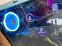 鑫谷（segotep） LUX重装版拉克斯台式电脑机箱（全侧透亚克/ATX大板位/顶部240冷排位） 白色机箱+4个光圈单色静音风扇（下单备注颜色） 实拍图
