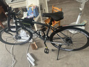永久自行車(chē)公路車(chē)成人男女變速雙碟剎白黑青少年賽車(chē)彎把城市騎行單車(chē) 銀灰【大刀圈】輻條輪-店長(zhǎng)推薦 700c【適合身高：155-180cm】 21速【入門(mén)騎行】 曬單實(shí)拍圖