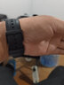 防水橡膠手表帶適配卡西歐登山PRW-6600 PRG-600Y PRG-650表帶男運動(dòng)表鏈配件24 黑色：黑色扣 24mm 曬單實(shí)拍圖